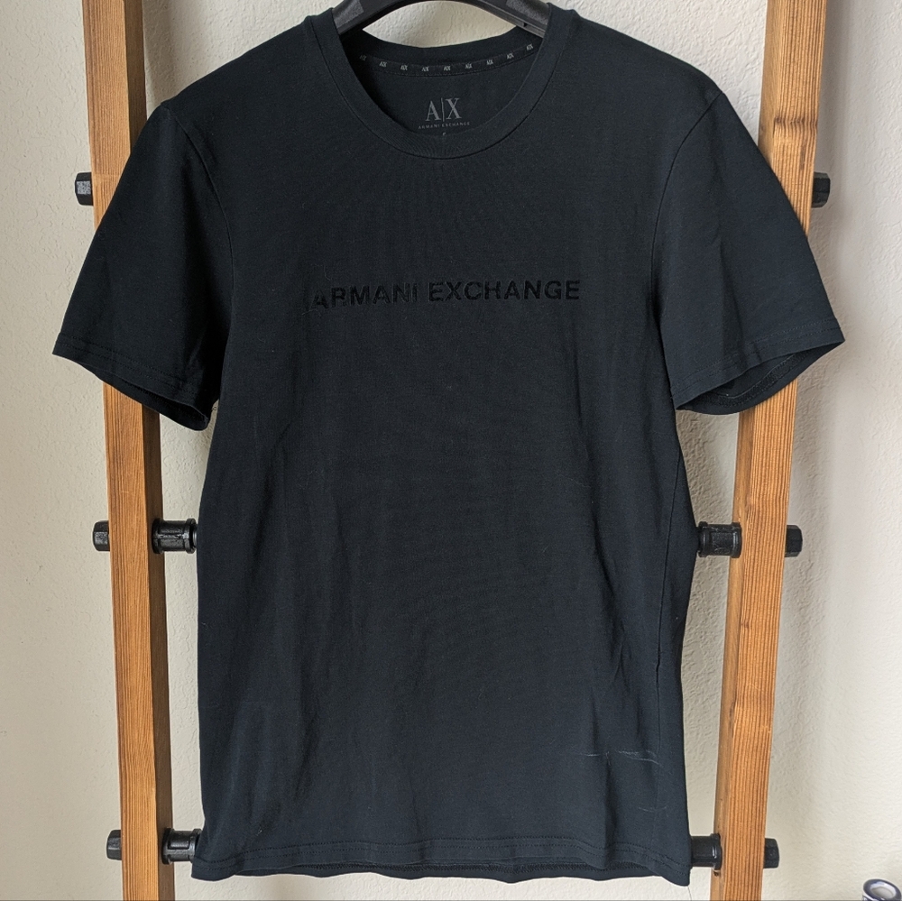 Armani Exchange Black Men's T-Shirt - Size S